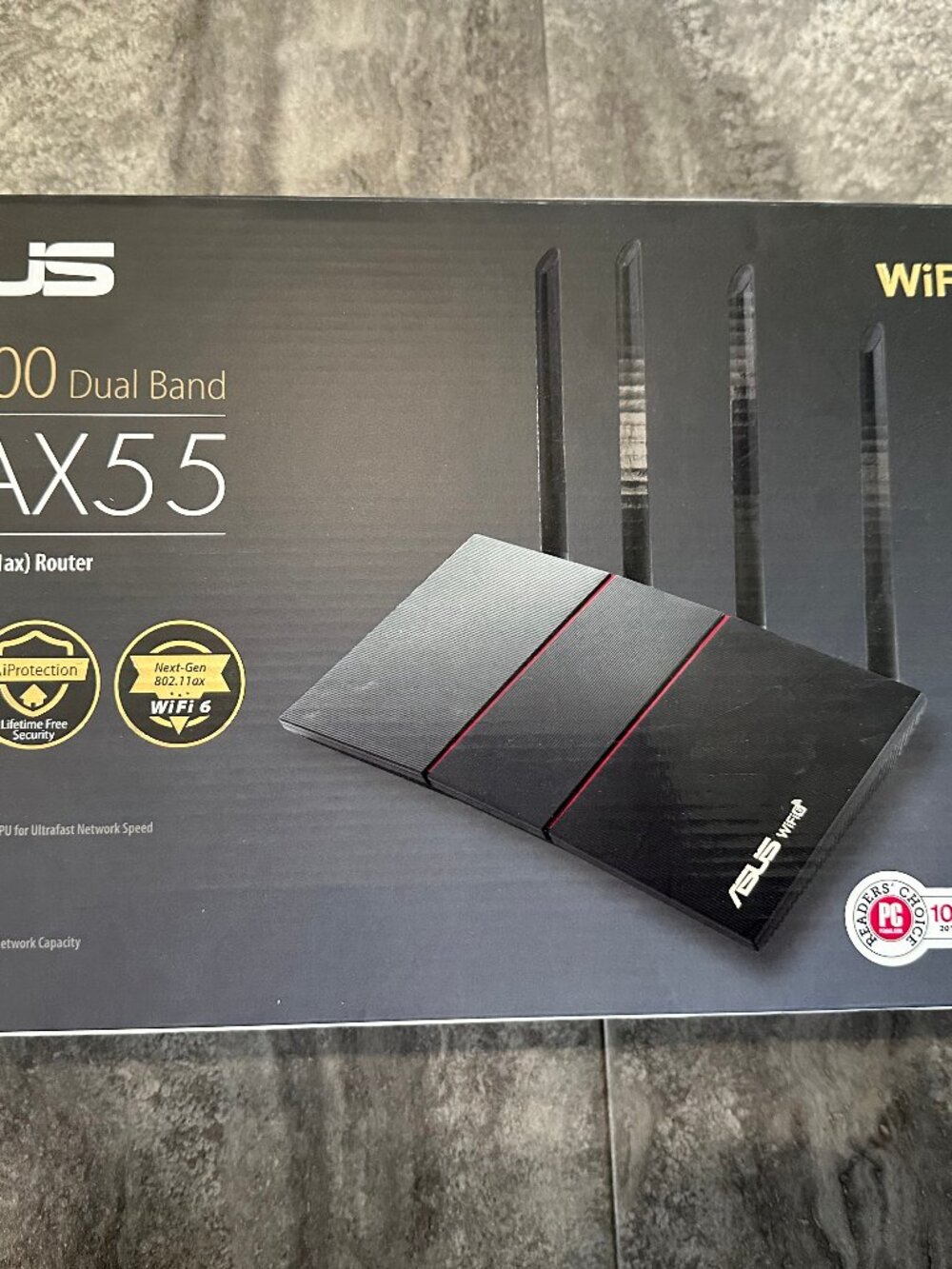 AX1800 Dual Band WiFi 6 Gigabit Router with MU-MIMO